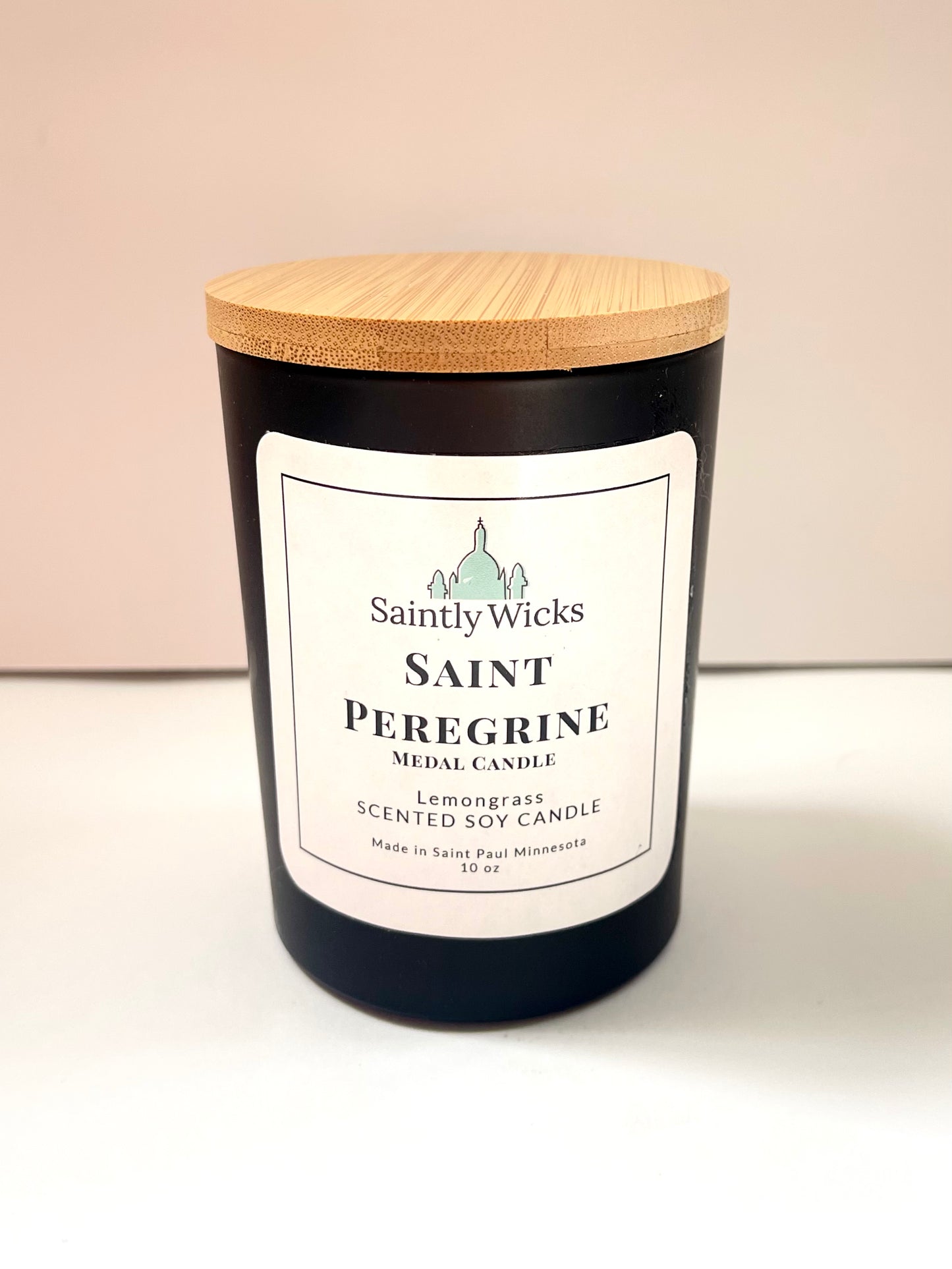 Saint Peregrine Medal Candle